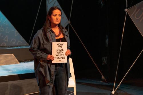 Cheri Maracle as Ts_ekwi in WHITE NOISE_ photo by Moonrider Productions